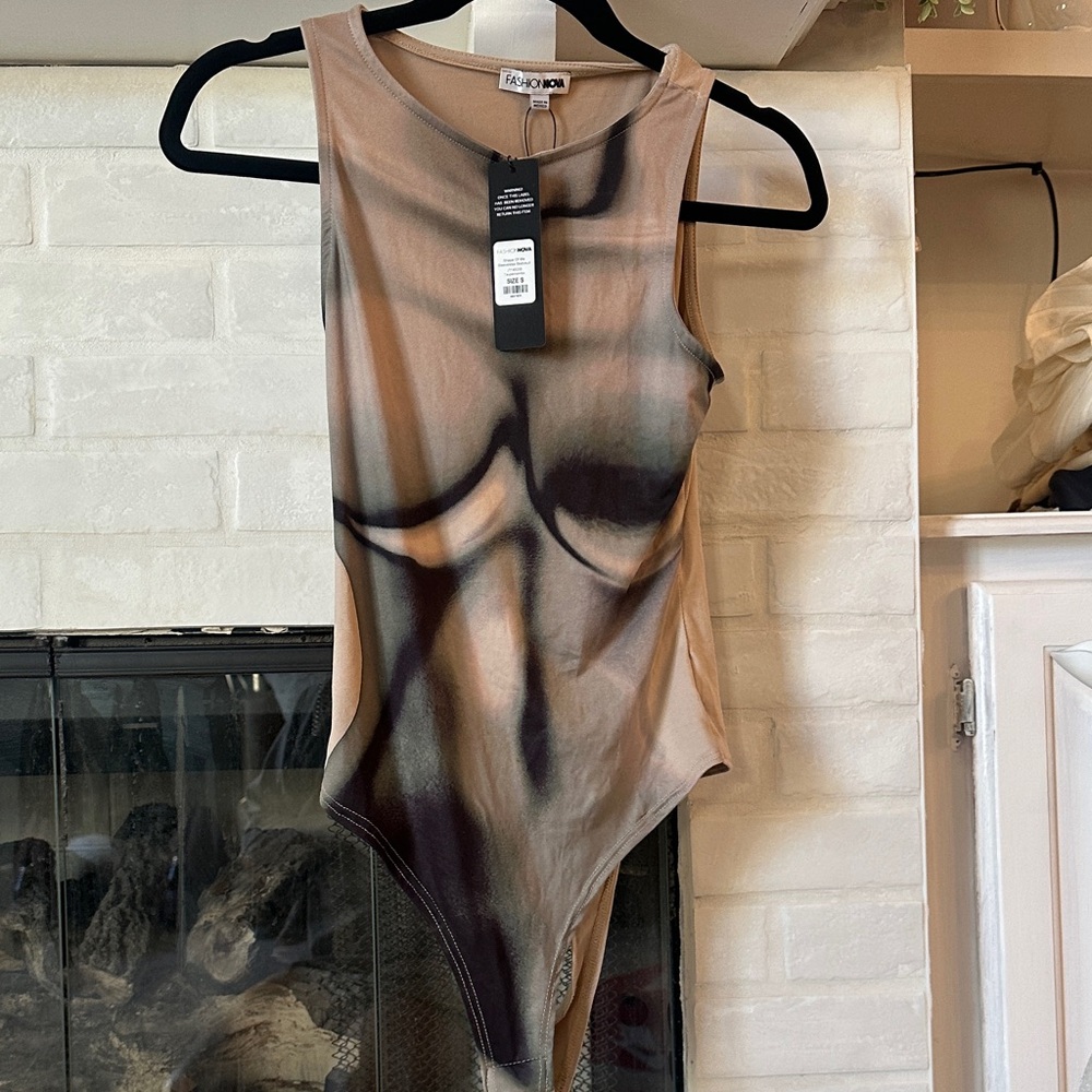 Fashion Nova Multicolor Bodysuit